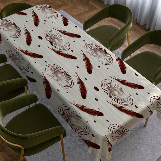 Crimson Feather Charm