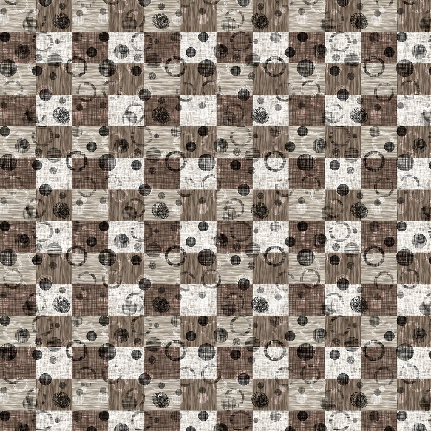 Brown Checkered