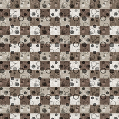 Brown Checkered
