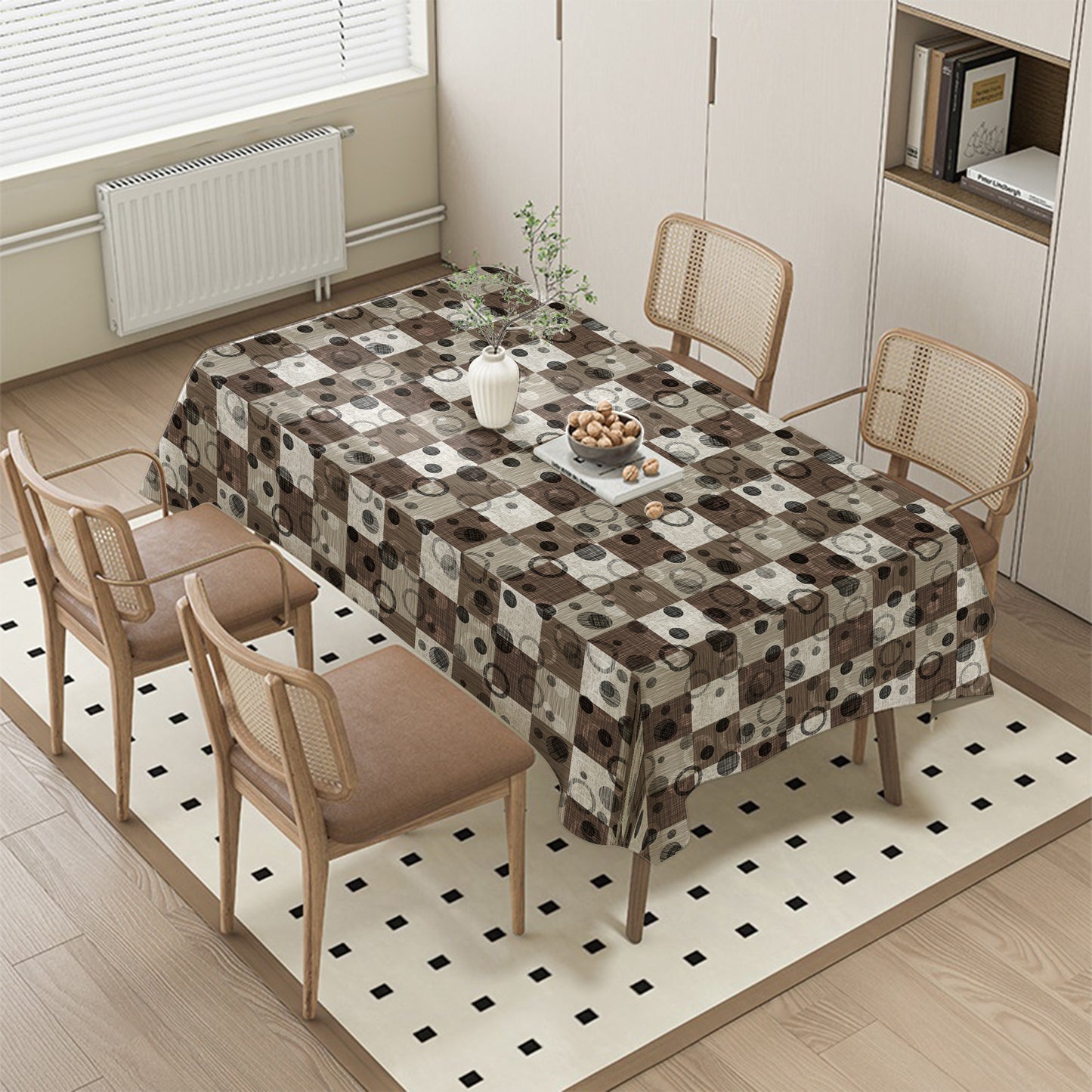 Brown Checkered