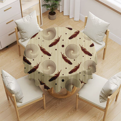 Crimson Feather Charm